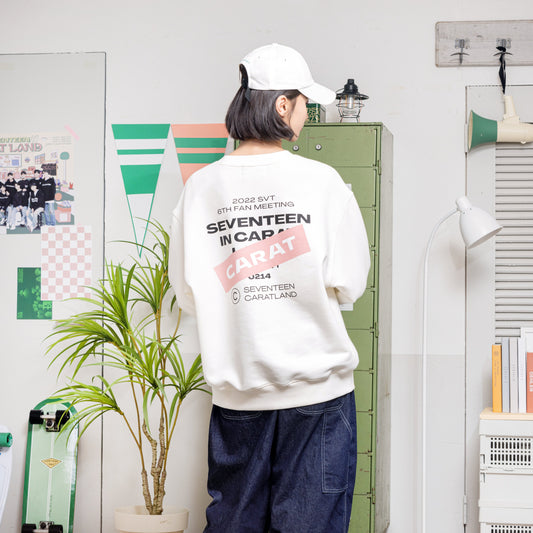 SEVENTEEN 2022 CARAT LAND Sweatshirt (White)