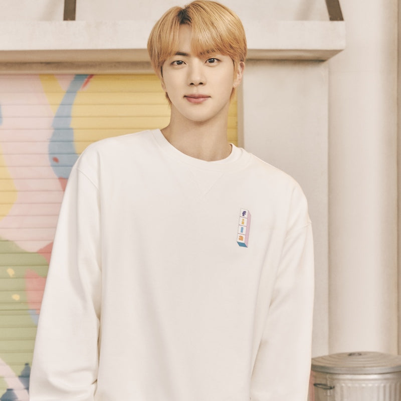 FILA X BTS DYNAMITE Jin Logo Sweatshirt