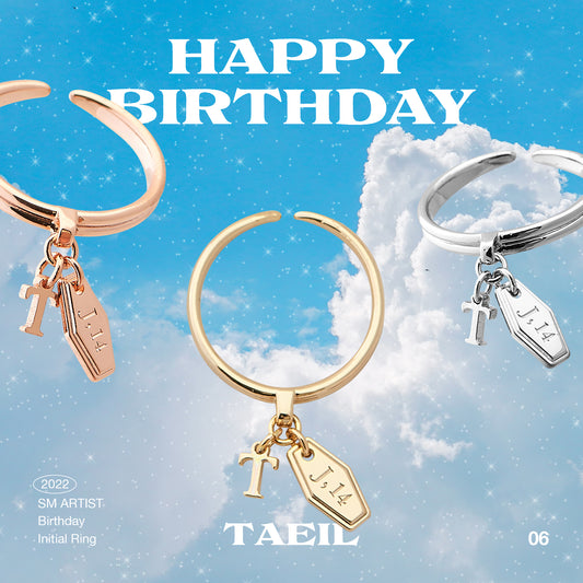 NCT 127 TAEIL Artist Birthday Initial Ring