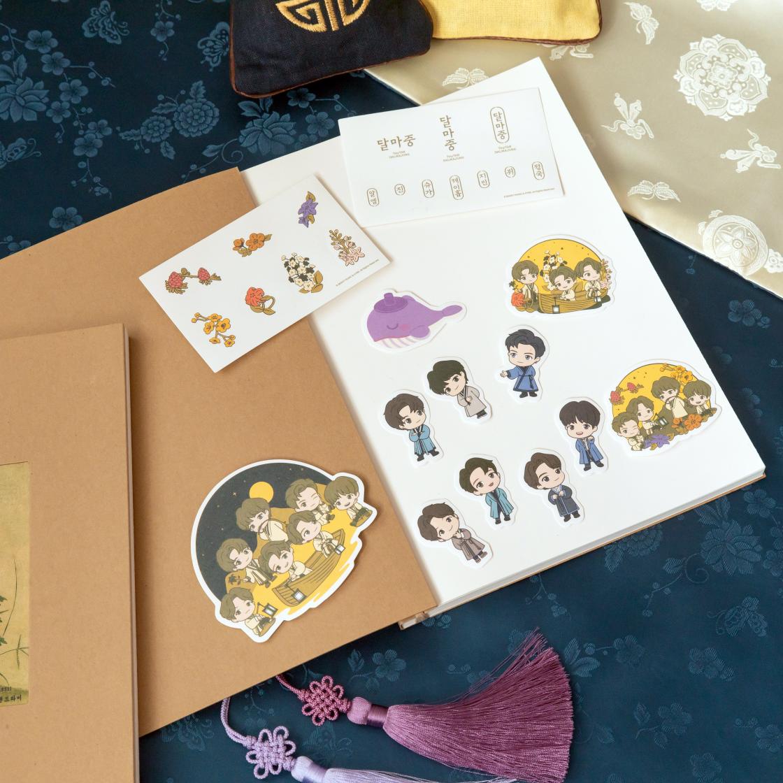 BTS TINY TAN DALMAJUNG Sticker Set