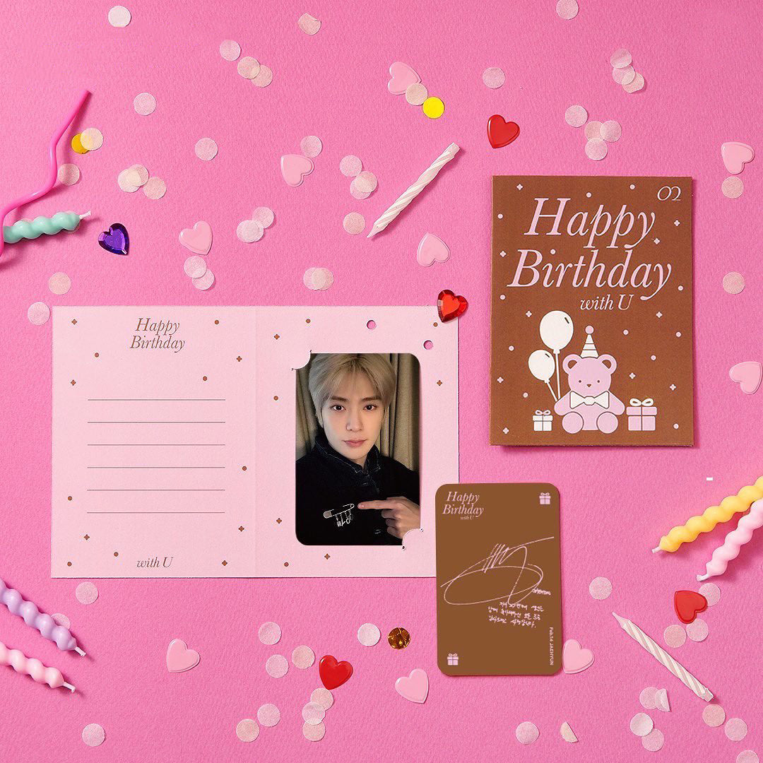 NCT Jaehyun Artist Birthday Brooch & Birthday Card