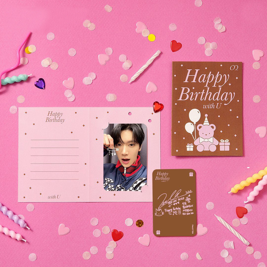 NCT Ten Artist Birthday Brooch & Birthday Card