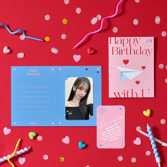 aespa KARINA Artist Birthday Brooch & Birthday Card