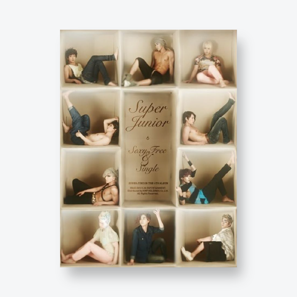 SUPER JUNIOR 6th Album : Sexy, Free & Single (B VER.)