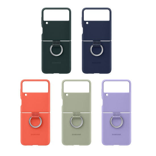 Samsung Z Flip 3 Official Silicone Cover with Ring