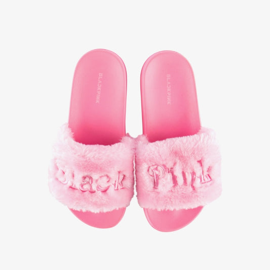 BLACKPINK IN YOUR AREA Slide Fur Slipper