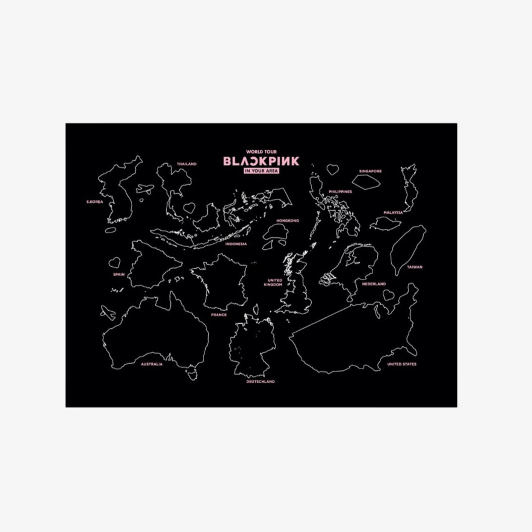 BLACKPINK WORLD TOUR Tour Map