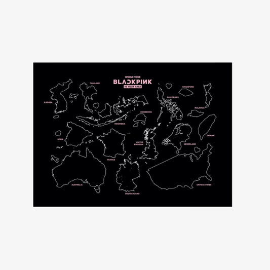 BLACKPINK WORLD TOUR Tour Map