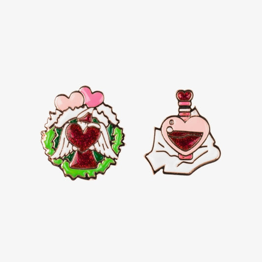 BLACKPINK YGBOX Christmas Badge Set