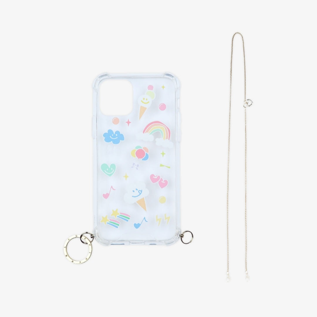 BLACPINK ICE CREAM Chain Phone Case (Clear)