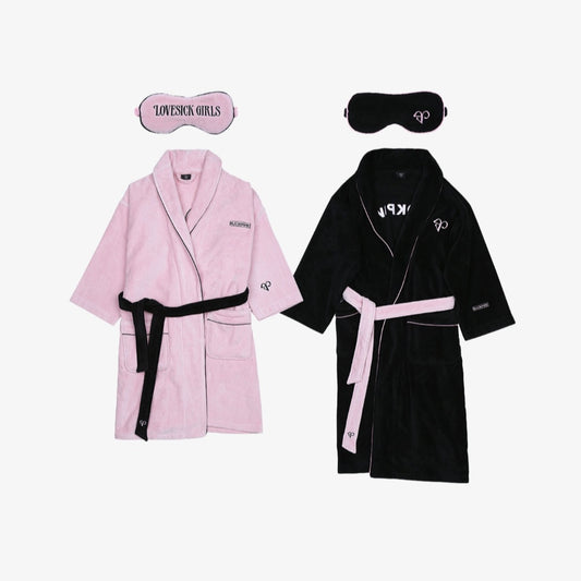 BLACKPINK THE ALBUM Robe & Sleeping Mask Set (Black)