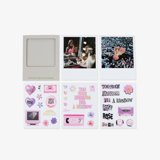 BLACKPINK ROSÉ -R- Photocard + Sticker Set