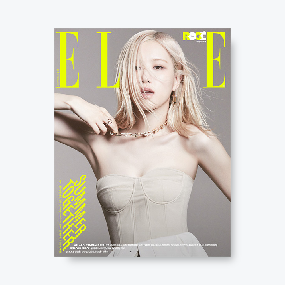 IAMFASHION on X: Rosé of Blackpink on the June cover of Elle Korea.  Photographed by Kim Hee June.  / X