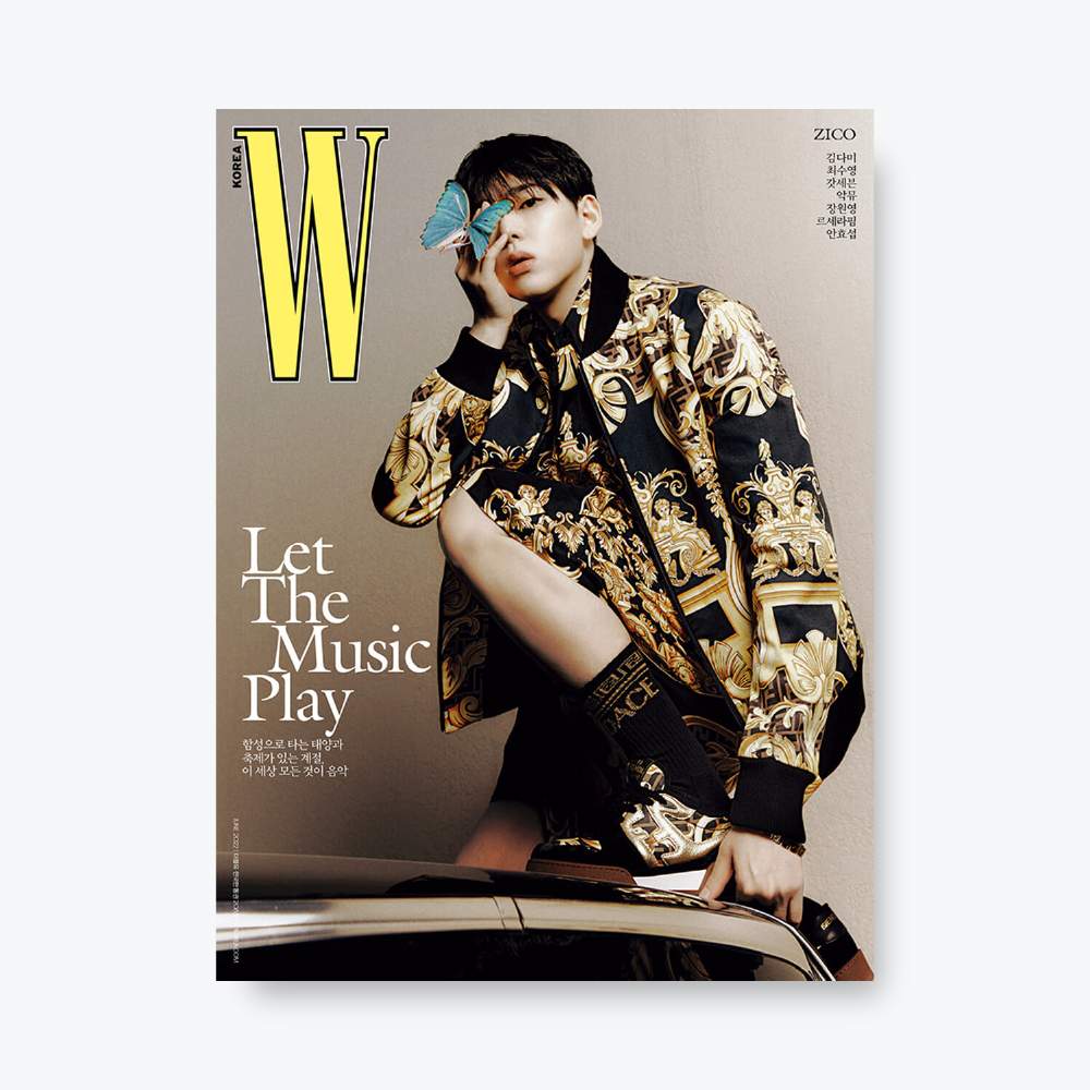 W Korea Magazine June 2022 : ZICO Cover / Kim Dami Cover