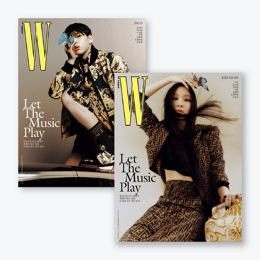 W Korea Magazine June 2022 : ZICO Cover / Kim Dami Cover