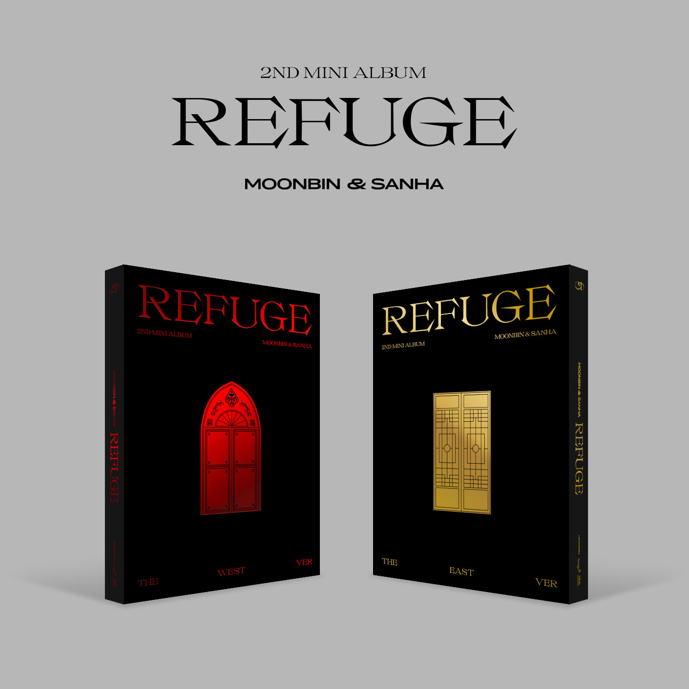 ASTRO MOONBIN & SANHA 1st Mini Album : REFUGE (Random Version)