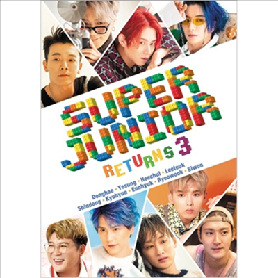 SUPER JUNIOR Returns 3 (3 DVD)