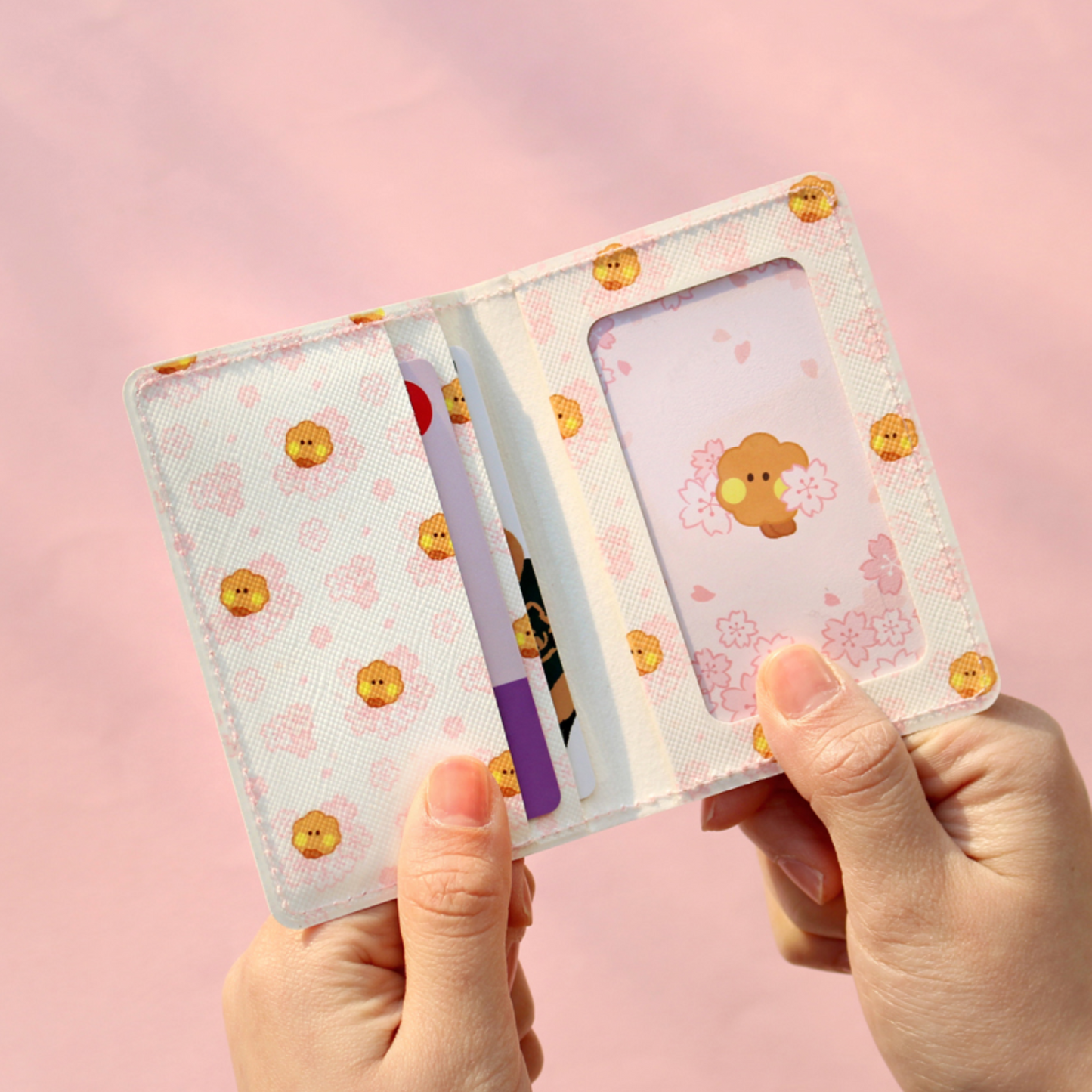 BT21 minini Cherry Blossom Card Case