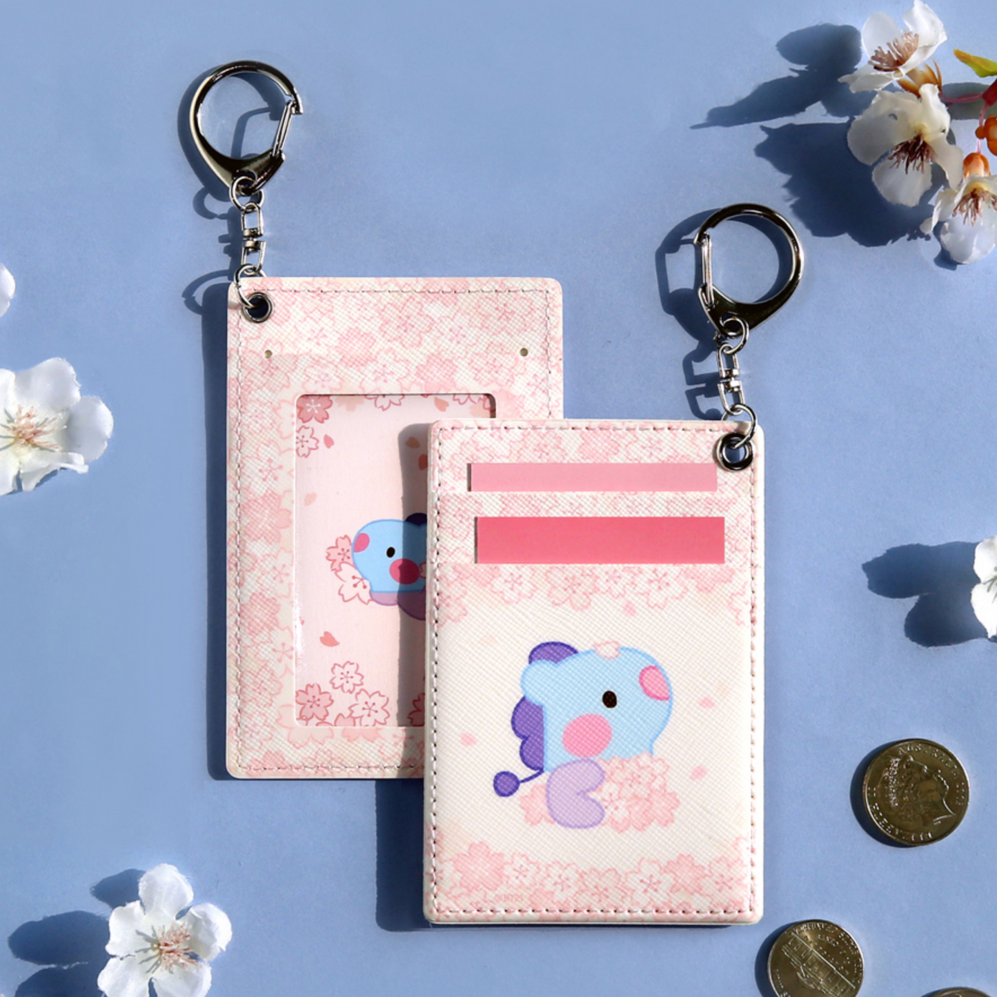 BT21 minini Cherry Blossom Card Holder