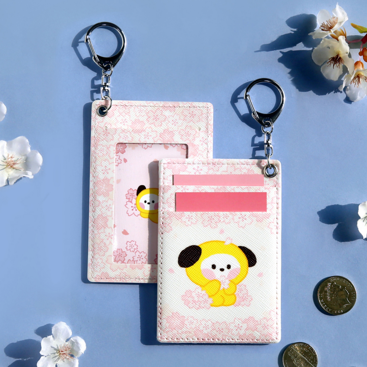 BT21 minini Cherry Blossom Card Holder
