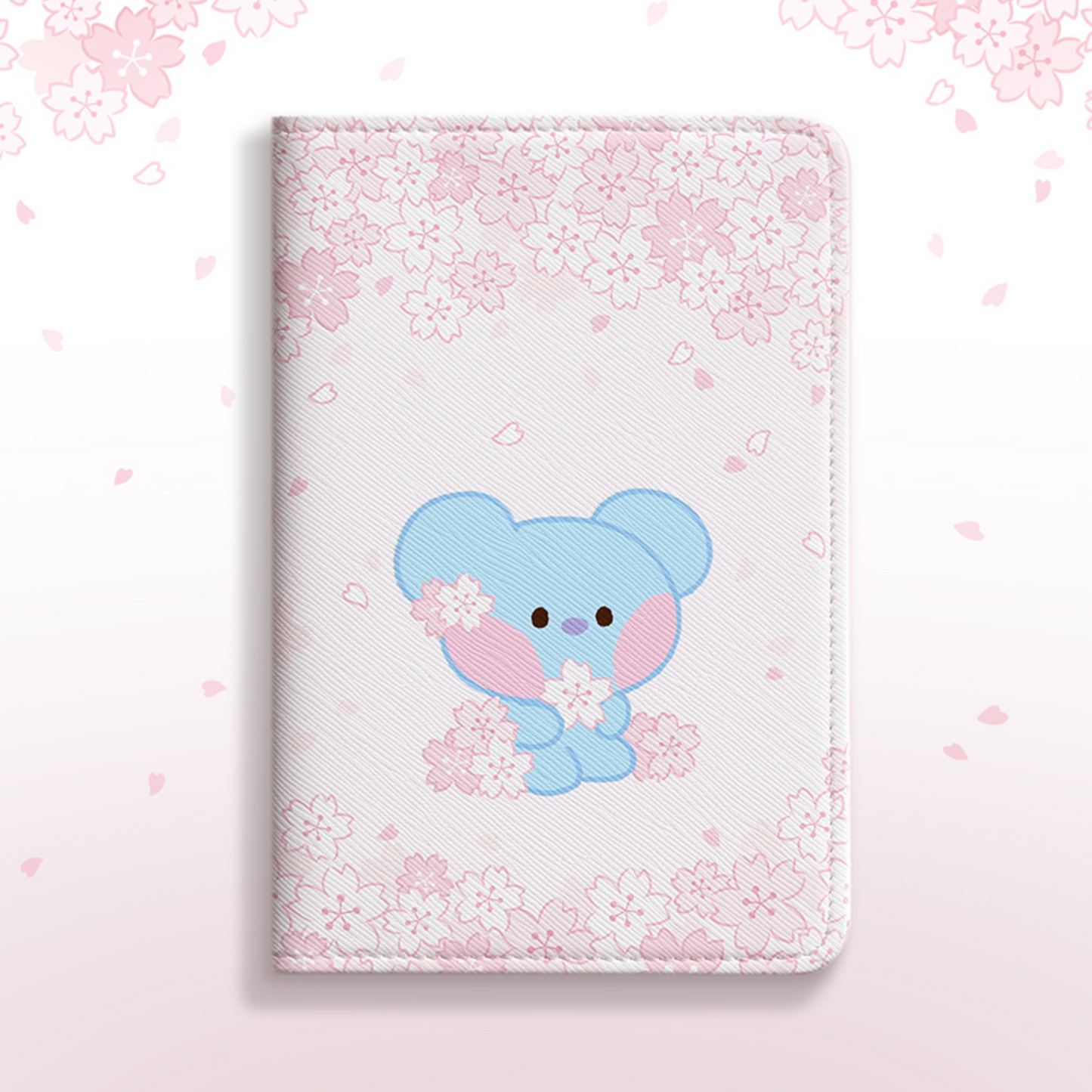 BT21 minini Cherry Blossom Passport Case Passport Cover