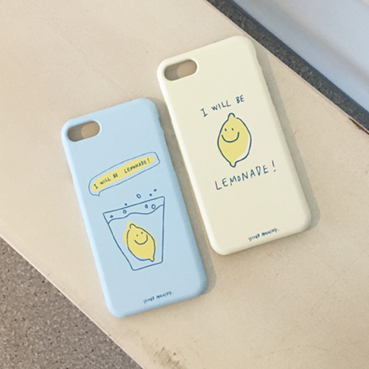 SECOND MORNING Lemonade Hard Case Sky Blue