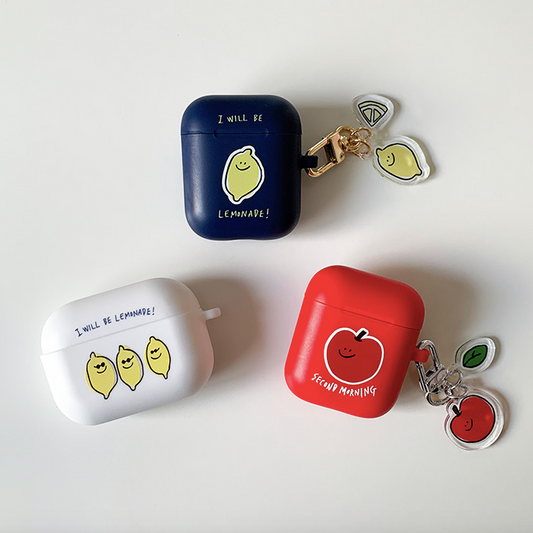 SECOND MORNING Lemon Airpods/ Airpods Pro Case