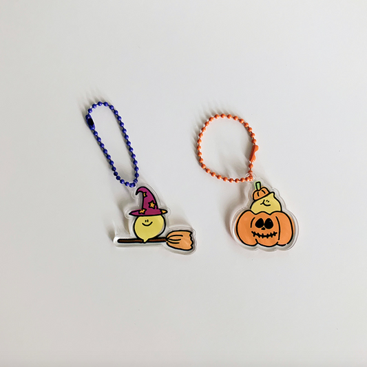 SECOND MORNING Happy Halloween Keyring