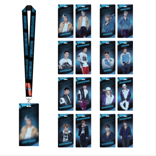 SUPER JUNIOR Super Show 8 Lanyard + Hard Photo (Shindong)