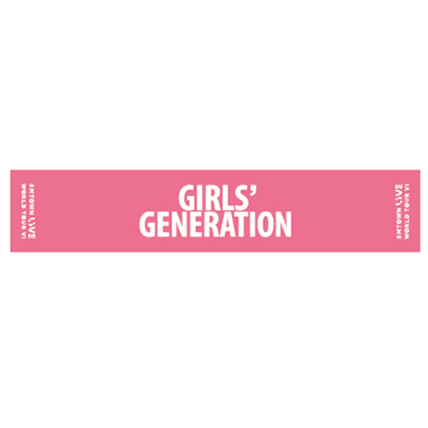 GIRLS' GENERATION SM TOWN LIVE Slogan Towel