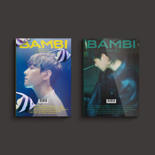EXO BAEKHYUN 3rd Mini Album : Bambi (Photobook Version) Random Cover