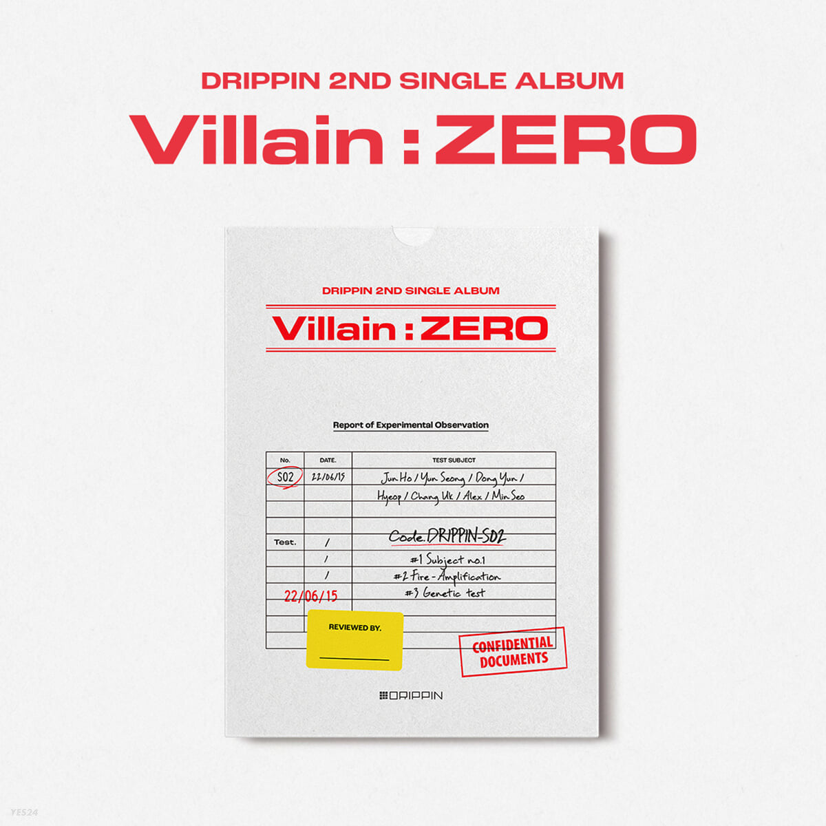 DRIPPIN 2nd Single Album : Villain : ZERO