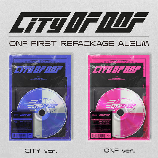 ONF 1st Album Repackaged : CITY OF ONF (Random)