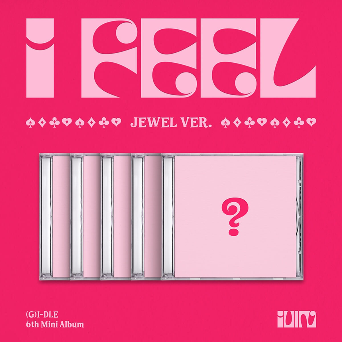 (G)I-DLE 6th Mini Album : I feel (JEWEL ver)