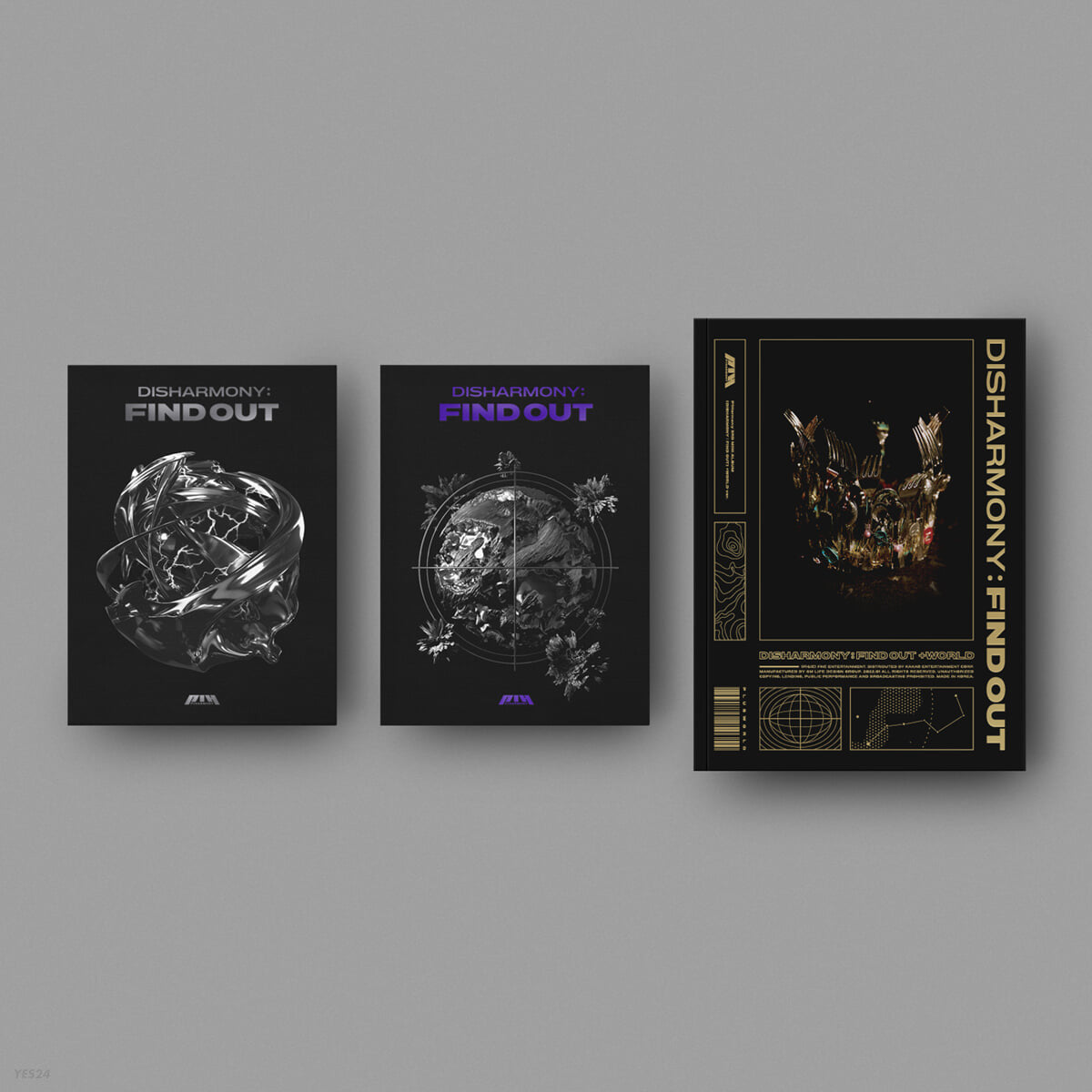 P1HARMONY 3rd Mini Album : DISHARMONY : FIND OUT (Random Ver)
