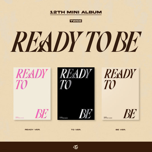 TWICE 12th Mini Album : READY TO BE (Random Ver)