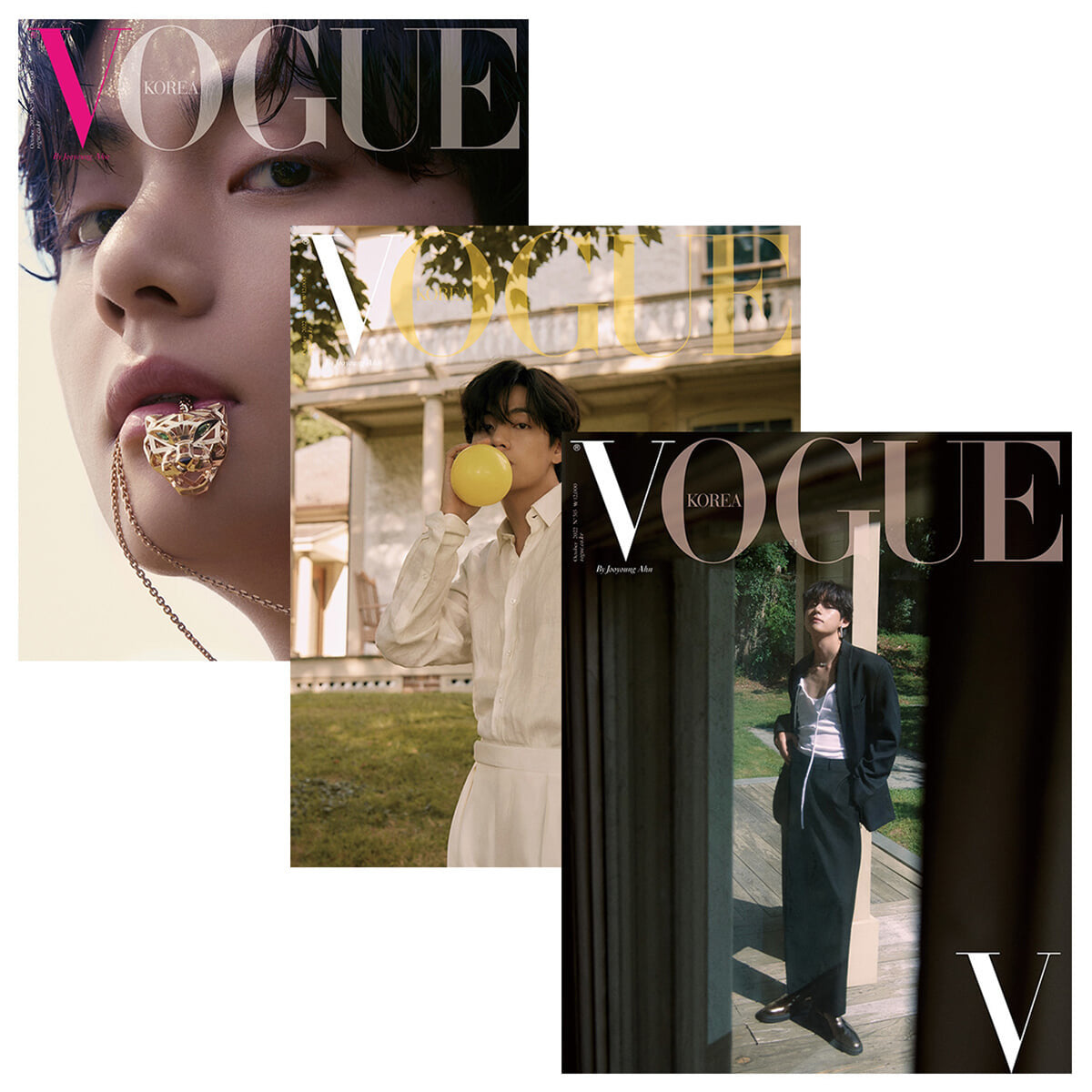 VOGUE Korea Magazine October 2022 : BTS V Cover (D-F Cover)