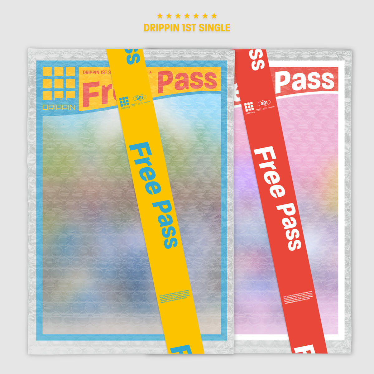 DRIPPIN 1st Single Album : Free Pass (Random Version)