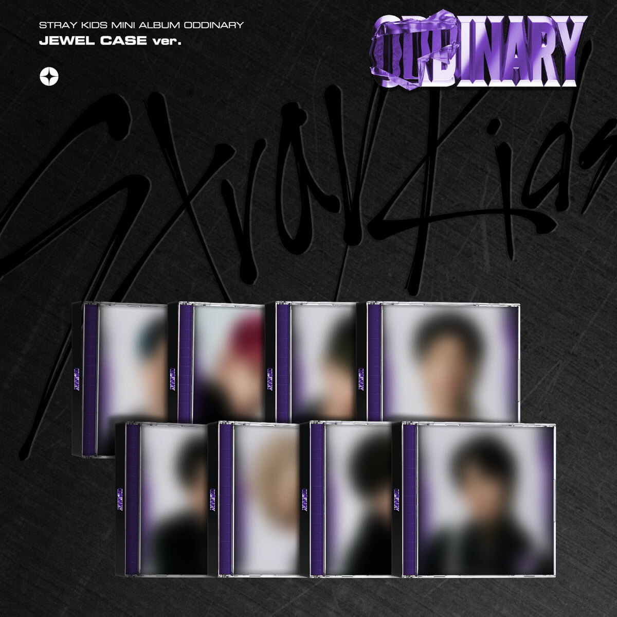 STRAY KIDS Mini Album : ODDINARY (JEWEL CASE Ver) Random