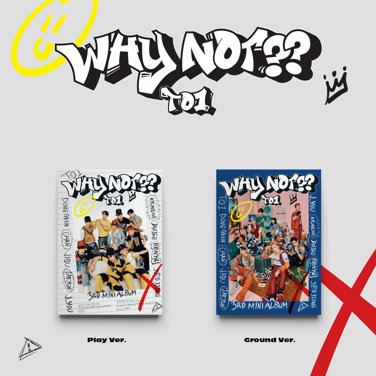 TO1 3rd Mini Album : WHY NOT?? (Random ver)