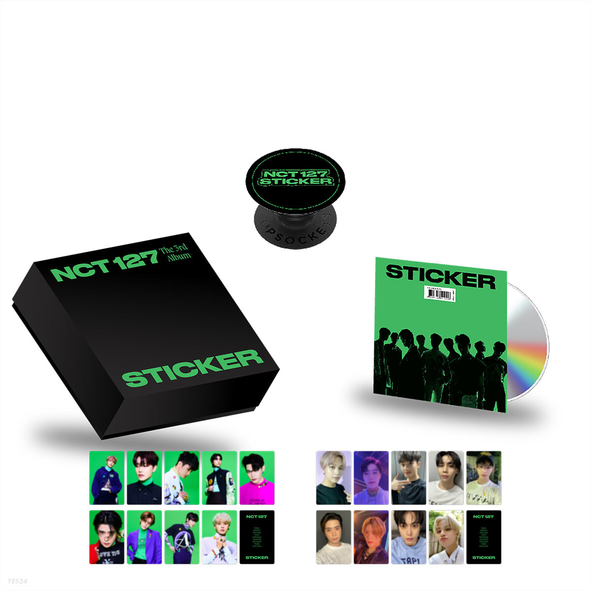 NCT 127 The 3rd Album STICKER PopSockets Deluxe Box