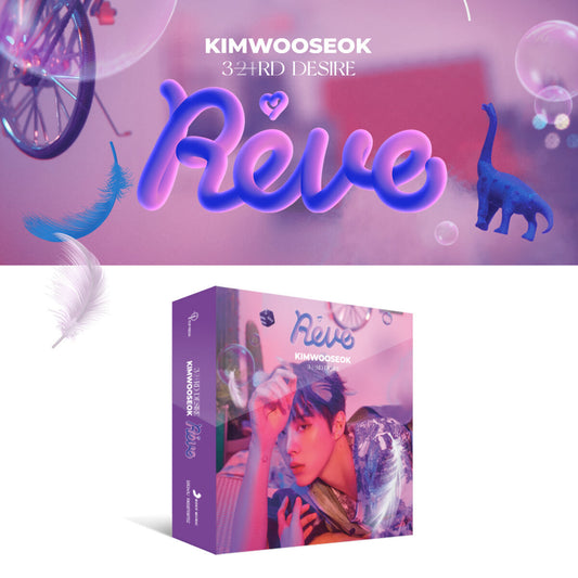 KIM WOO SEOK 3rd Mini Album : 3rd Desire [Reve] (KiT Album)