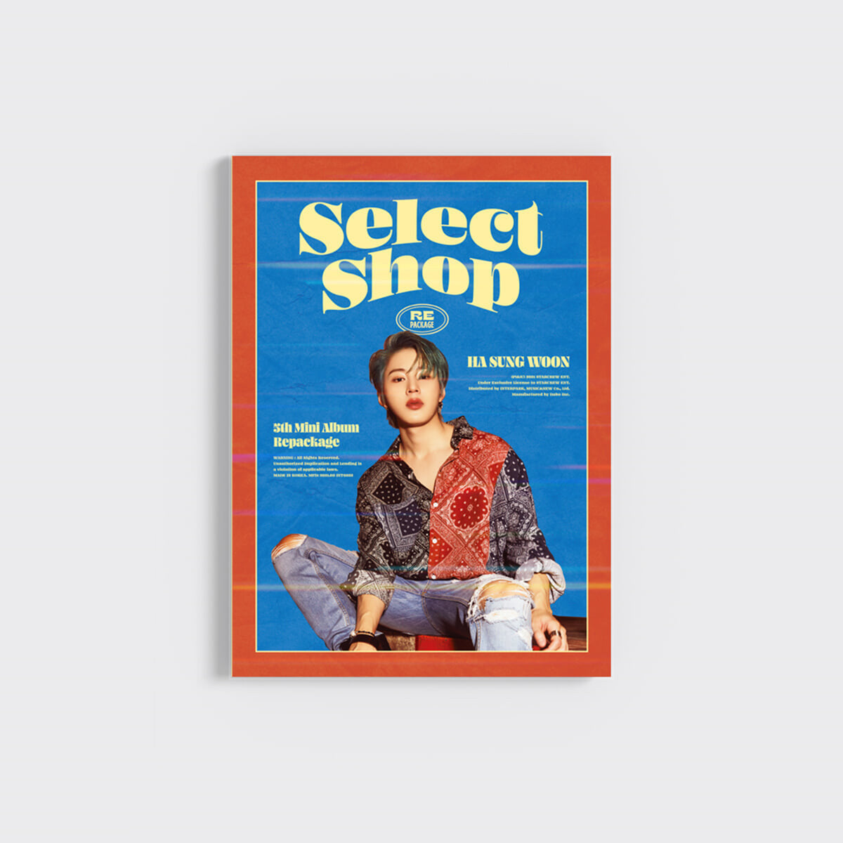 HA SUNG WOON 5th Mini Album Repackaged : Select Shop