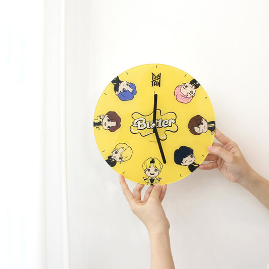 BTS Tiny Tan BUTTER Acrylic Wall Clock