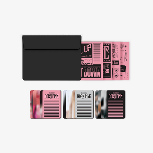 BLACKPINK Lyrics Card + Photocard Set BLACKPINK BORN PINK TOUR