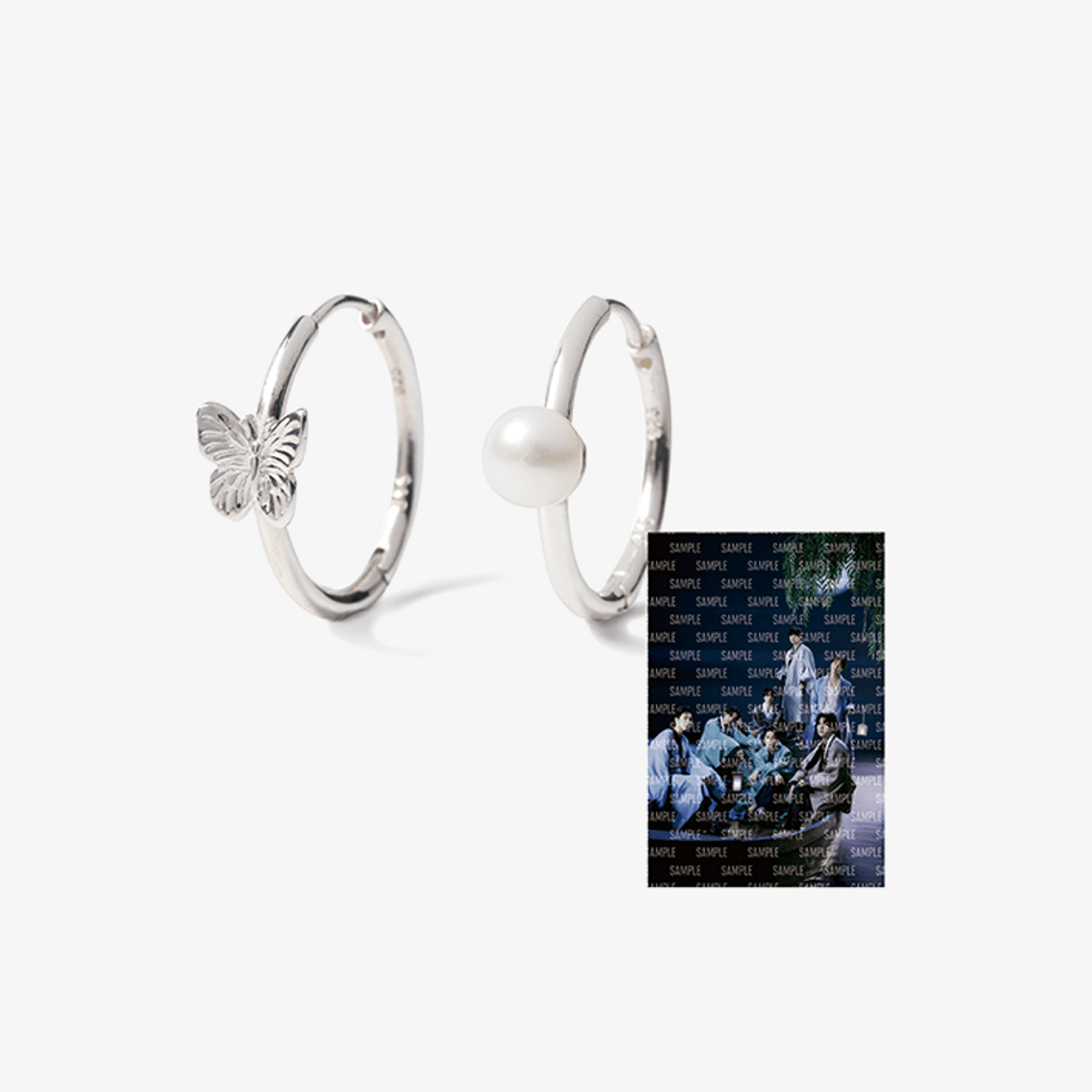 BTS 2022 DALMAJUNG Earrings (Silver)