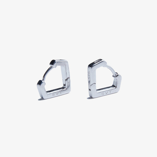 SEVENTEEN 2021 Carat Land Hoop Earring (Silver)