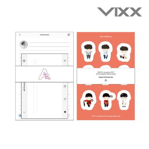 VIXX N Fanmeeting A! Cha hakyeon Letter Set