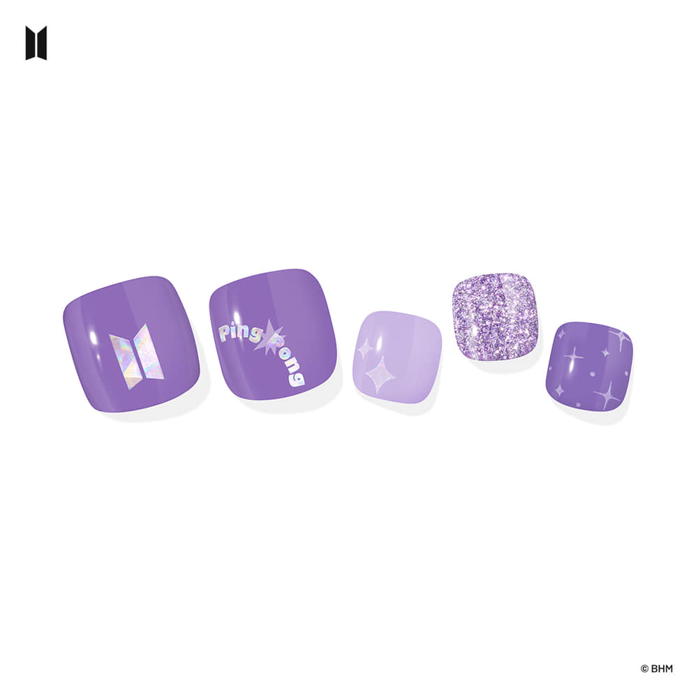 BTS X Gelato Factory Jellymix Pedi : Purple Ping Pong