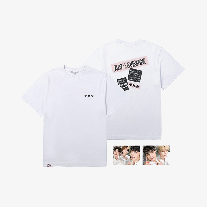 (PRE-ORDER) TXT ACT:LOVESICK S/S T-Shirt (White)